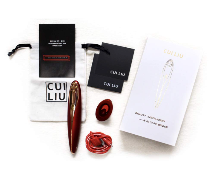 Cui Liu Rejuvenating Eye Massager - Under Eye Wand - Dark Circle Massager - Eye Massager Wand - Rechargeable