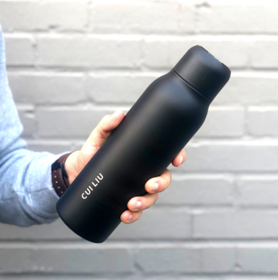 Cui Liu Smart UV Self Cleaning Water Bottle-UV Water Sterilizer and Purification Bottle-Insulated Stainless Steel-20oz